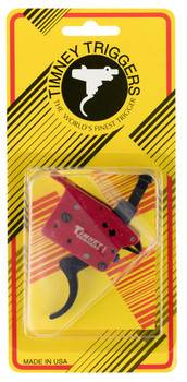 Timney Triggers 307 Featherweight Deluxe  BlackRed Curved Trigger 3 lbs Draw Weight Fits MosinNagant UPC: 081950307005