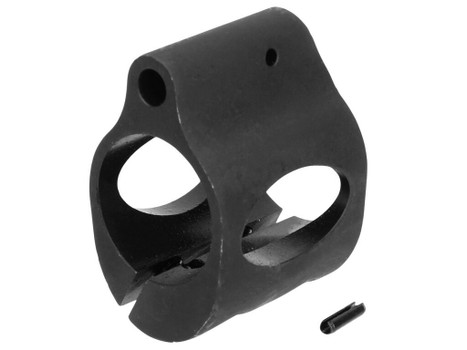 TacFire MAR001CO Clamp On Low Profile Gas Block .750" Diameter Steel Black Parkerized