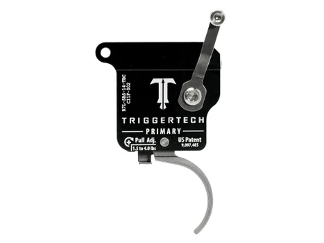 TriggerTech R7LSBS14TBC Primary Single-Stage Traditional Curved Trigger with 1.50-4 lbs Draw Weight for Remington 700 Left