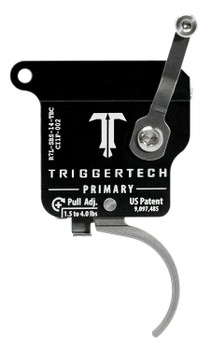 TriggerTech R7LSBS14TBC Primary  SingleStage Traditional Curved Trigger with 1.504 lbs Draw Weight for Remington 700 Left UPC: 885768000048
