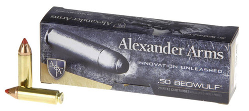 Alexander Arms AB300FTXBOX FTX  50 Beowulf 300 gr Hornady FTX 20 Per Box 10 UPC: 819511020953
