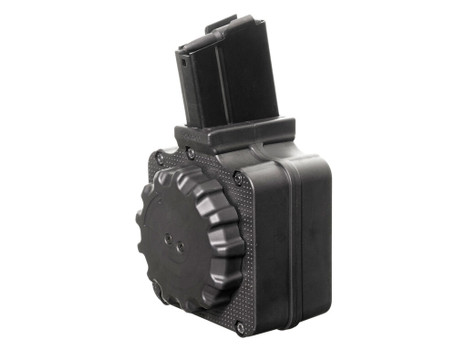 ProMag DRMA2 Standard 50rd Drum 308 Win/7.62x51mm NATO Fits Springfield M1A/M14 Black DuPont Zytel Polymer