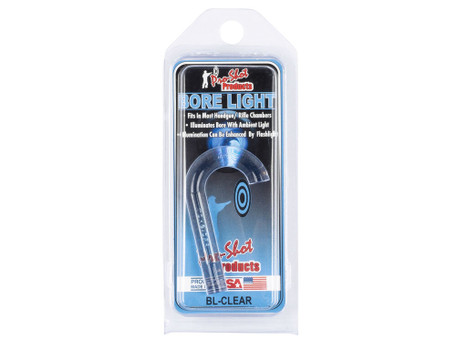 Pro-Shot BLCLEAR UV Bore Light .22 Cal & Up Handgun/Rifle Fiber Optic Illuminator Lightening Blue