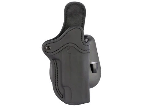 1791 Gunleather ORPDH1SBLR BH1 Optic Ready OWB 01 Stealth Black Leather Paddle Fits 4-5" 1911