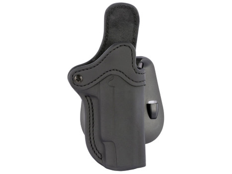 1791 Gunleather ORPDH1SBLR BH1 Optic Ready OWB 01 Stealth Black Leather Paddle Fits 4-5" 1911