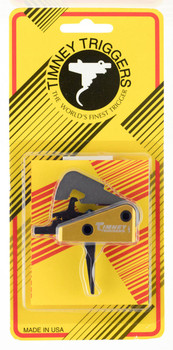 Timney Triggers 670ST Competition Trigger  SingleStage Straight Trigger with 4 lbs Draw Weight  BlackGold Finish for AR10 UPC: 081950670178