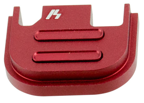 Strike Industries GSPV2RED V2 Slide Cover Plate Compatible wGlock Gen14 Red Anodized Aluminum UPC: 708747545074