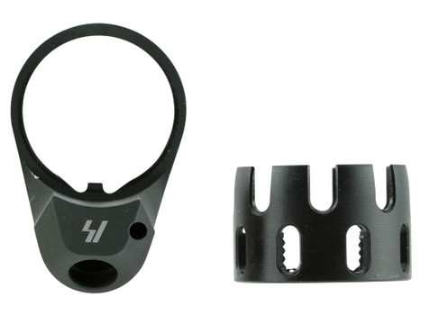 Strike ARECN&EEPBK AR Enhanced Castle Nut and Extended End Plate with QD