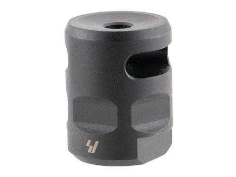 Strike Industries WHCOMP556 WarHog Comp Black Steel with 1/2"-28 tpi Threads, 1.27" OAL & 0.26" Diameter for 223 Rem, 5.56x45mm NATO AR-Platform
