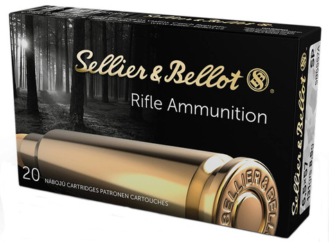 Sellier & Bellot Rifle Hyper Velocity Centerfire Ammunition, 6.5 x 57mm Mauser, Soft Point, 131 Grain - 20 Cartridge Box ( 20 / 1 )