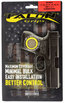 Talon Grips 103M Adhesive Grip  Compatible wGlock Gen3 17222431343537 Moss Textured Rubber UPC: 812308020266
