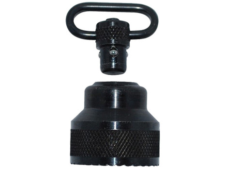 GrovTec US Inc GTSW298 Mag Cap Set Shotgun 1" Push Button Black Oxide Moss 590/835 12 Gauge Steel
