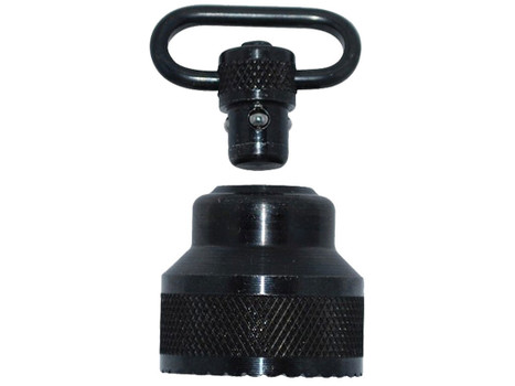 GrovTec US Inc GTSW298 Mag Cap Set Shotgun 1" Push Button Black Oxide Moss 590/835 12 Gauge Steel