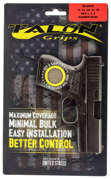 Talon Grips 104M Adhesive Grip  Compatible wGlock Gen13 1923253238 Moss Textured Rubber UPC: 812308020303
