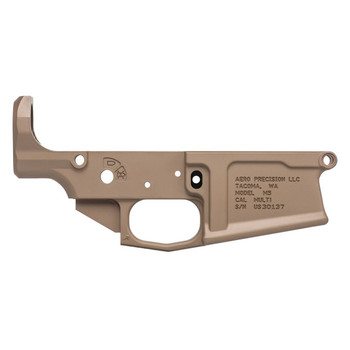 Aero Precision APAR308005C M5 Receiver MultiCaliber Flat Dark Earth Cerakote Finish 7075T6 Aluminum Material with MilSpec Dimensions for AR10 UPC: 815421020502