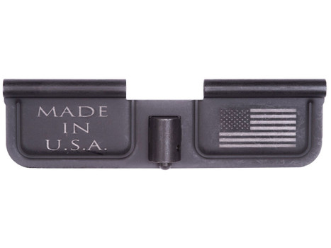 Spikes SED7002 Ejection Port Door USA/Flag AR-15 Black Phosphate Steel