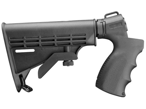 Aim Sports APGSM500 Shotgun 6 Position w/Pistol Grip Black Synthetic for Mossberg 500