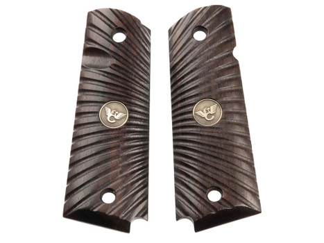 Wilson Combat 351MFS Side Panel Grips Full Size Starburst Cocobolo