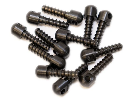 GrovTec US Inc GTHM51 Wood Screw Swivel Studs 0.75" 12-Pack Black