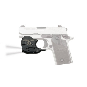 Crimson Trace LTG776 Lightguard  For Handgun Sig P238P938 110 Lumens Output White LED Light Trigger Guard Mount Matte Black Polymer UPC: 850002469318