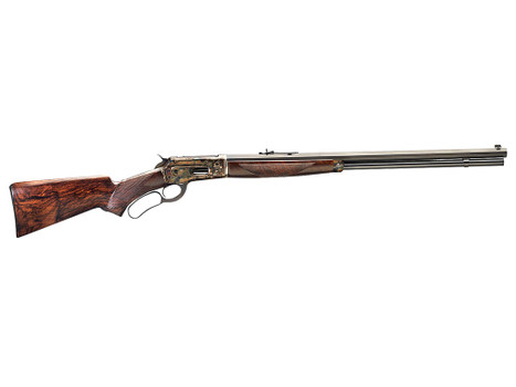 Davide Pedersoli 010S738457 1886 Sporting Full Size 45-70 Gov 8+1 26" Blued Octagon Steel Barrel, Blued Steel Receiver, Walnut Fixed Stock, Right Hand