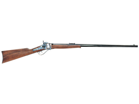 Chiappa Firearms 920025 1874 45-70 Gov 1rd, 32" Blued Octagon Barrel, Color Case Hardened Steel Oiled Checkered Walnut, Fixed Checkered w/ Patch Box Stock, Right Hand
