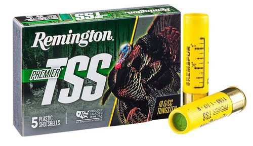 Remington Premier TSS 20 Gauge Shotshell Ammunition, 3 Inch, 1100 FPS, 1 1/2 Ounce, #7 Shot - 5 Cartridge Box ( 5 / 1 )