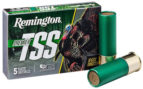 Remington Premier TSS 12 Gauge Shotshell Ammunition, 3 Inch, 1200 FPS, 1 1/8 Ounce, #7 Shot - 5 Cartridge Box ( 5 / 1 )
