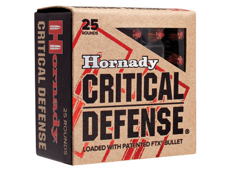 Hornady 90061 Critical Defense 327FederalMag 80gr Hornady Flex Tip eXpanding 25 Per Box/10 Case