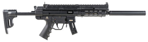 GSG GERGGSG1610ML GSG16  Full Size 22 LR 101 16.25 Black Black Polymer Receiver Black Collapsible wStorage Compartment Stock Right Hand UPC: 819644025757