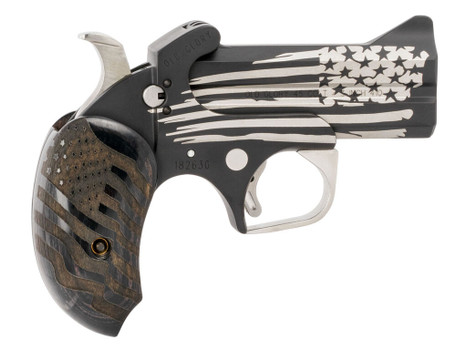 Bond Arms BAOG Old Glory 45 Colt/410 Gauge 2rd Shot 3.50" Black Ash w/Integrated Star Grips Right Hand