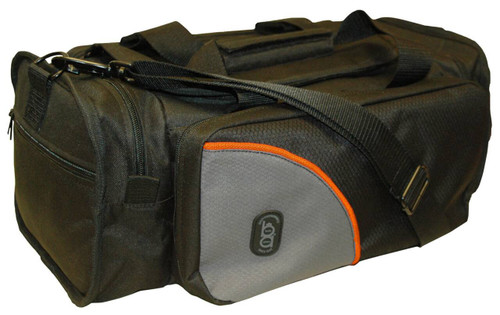 Bob Allen BA450 Club Range Bag Black with Gray Panel Ripstop Nylon with Padded Interior Protection Pockets Mag Loops  Wraparound Handles 18 x 10 x 10 Exterior Dimensions UPC: 617867122358