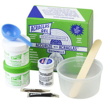Brownells Acraglas Gel 4oz Kit UPC: 050806105492
