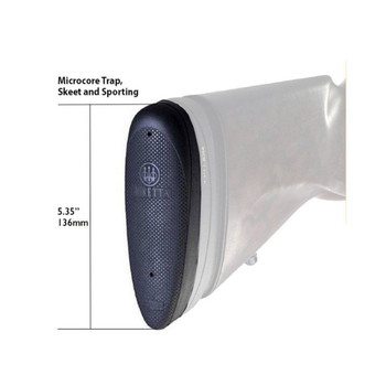 Beretta USA  MicroCore Sporting  Skeet Recoil Pad  1.11 Width Black Rubber UPC: 082442604473