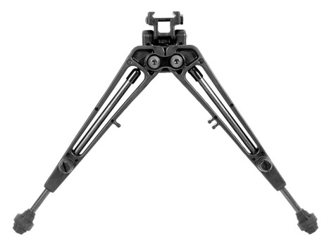 Limbsaver 12650 True-Track Bipod made of Durable Isoplast with Black Finish, Picatinny Rail Attachment, 7-11" Vertical Adjustment, Rubber Feet & Leg-Lock System