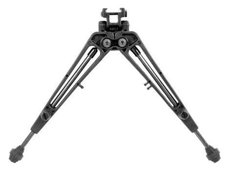 Limbsaver 12650 True-Track Bipod made of Durable Isoplast with Black Finish, Picatinny Rail Attachment, 7-11" Vertical Adjustment, Rubber Feet & Leg-Lock System