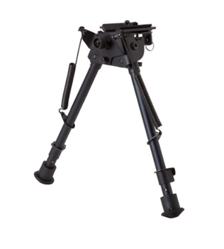 Firefield FF34024 Compact  Bipod 914 Black Aluminum Swivel Stud Attachment or Picatinny Rail Adapter Included UPC: 810119018410