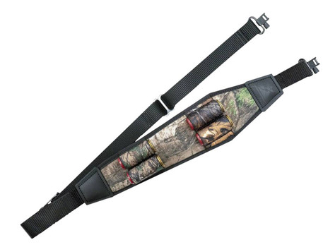 GrovTec US Inc GTSL116 Shotgun Ammo  with Realtree Xtra Finish Padded Design 4 Shell Loops  Locking Swivels for Shotguns UPC: 811071013192