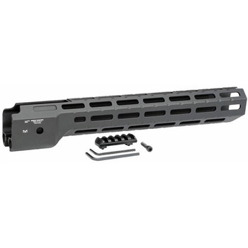 Midwest Industries MICRPC9X Combat  Ruger PC9 MLok Handguard Black Hardcoat Anodized 6061T6 Aluminum 14 UPC: 812102032823