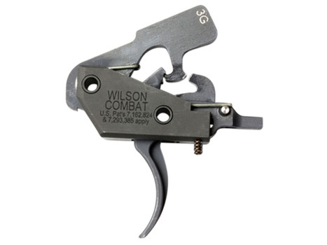 Wilson Combat TRTTU3G Tactical Trigger Unit 3-Gun Drop-in Trigger with 3.50-4 lbs Draw Weight & Black Finish for AR-Platform