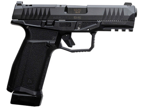 AREX 815537023954 Delta M Gen2 9mm Luger 17+1 4" Black Barrel, Black Nitride Optic Cut/Serrated Slide, Black Frame, Ambidextrous