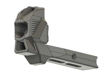 3D Experiment Dragon Snout 2.0 with Two M-LOK Slots PN DS-MLOK-2.0