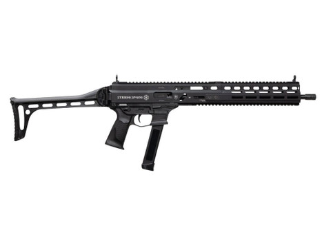 Grand Power 810091156025 Stribog SP9A3G 9mm Luger 16" Black Barrel, Black Receiver, Polymer Stock & Grip
