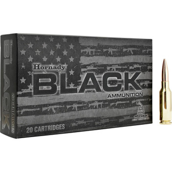 Hornady Black, 6mm, Brass Casing, ARC Ammo 105gr Boat-Tail Hollow Point Match, BOX20 UPC: 090255816044