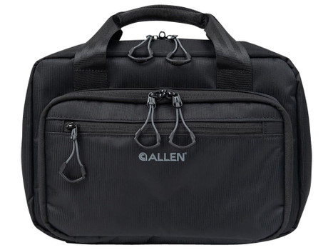 Allen 3639 Double Pistol Bag Black Nylon Holds 2 Handguns