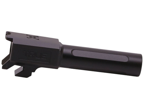 True Precision Inc TPSHCBXBL Springfield 9mm Luger 3.10" Fluted Black Nitride Stainless Steel, Fits Springfield Hellcat