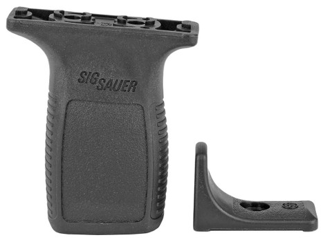 Sig Sauer KITTRDGRIPVEERTICALBLK Tread Vertical Grip with Barricade Stop Black Polymer