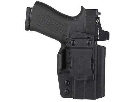 1791 Gunleather TACIWBG43XMOSBLKR Tactical IWB Black Kydex Compatible w/ Glock 43X MOS Belt Clip Right Hand