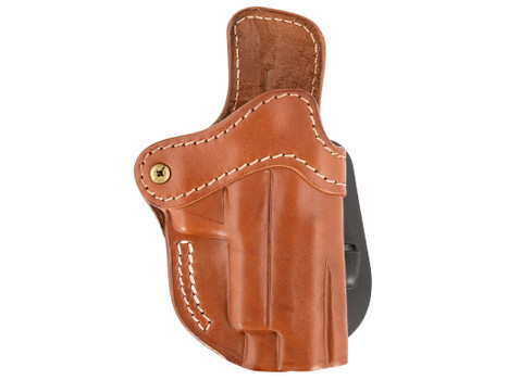 1791 Gunleather ORPDH23CBRR Paddle Holster Optic Ready OWB Size 2.3 Classic Brown Leather Paddle Fits Glock 17 Fits Walther PPQ Right Hand