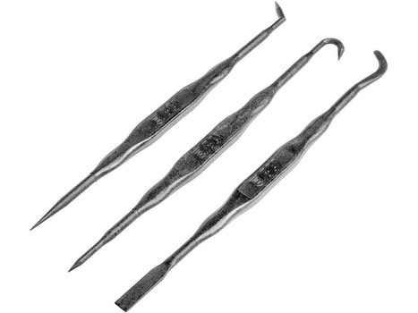Breakthrough Clean BTFRPP-3PK Double Ended Fiber Picks Black Firearm Universal Cleaning Carbon Build-up from Grooved Areas 3 Pack